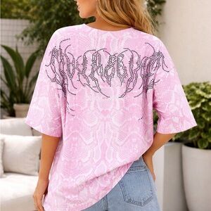 Civil Regime Concrete Snakeskin Graphic Tee Size XL